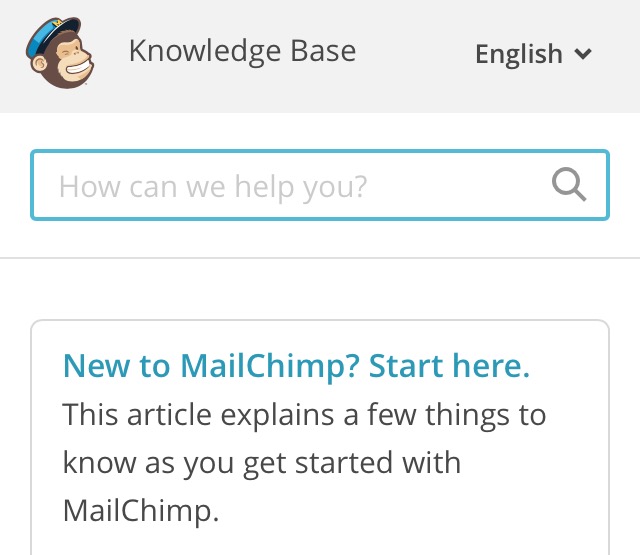 mailchimp support