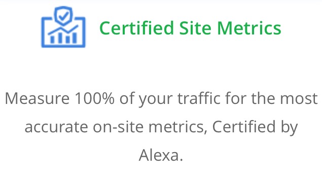 alexa certified site metrics